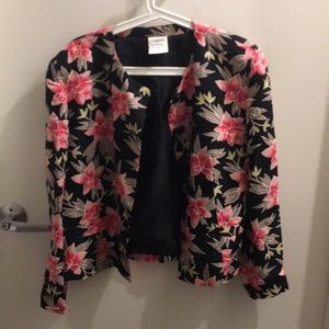 Floral Padded Blazer